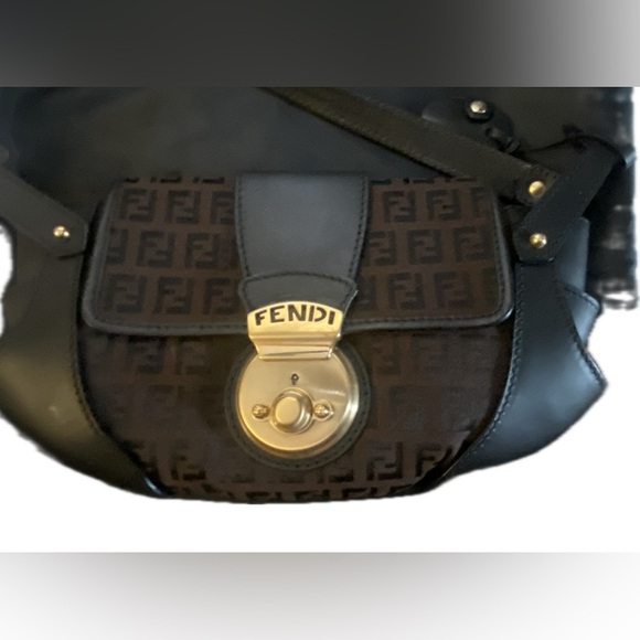 FENDI ❤️❤️ BORSA TUC ZUCCA SMALL SHOULDER BAG - Picture 8 of 14